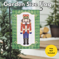 ‘Trio Nutcracker’ Reversible Decorative Flag