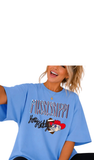 Vintage Mississippi Football , Carolina Blue