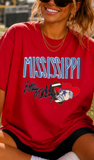 Vintage Mississippi Football , Red