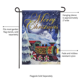 ‘Home for the Holiday Train’ Decorative Flag