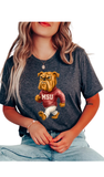 Watercolor Bulldog Gameday Tee