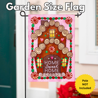 ‘Home Sweet Home Applique’ Decorative Flag