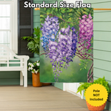 ‘Colorful Wisteria’ Decorative Flag