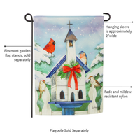 ‘Christmas Bird House’ Decorative Flag