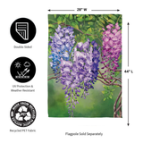 ‘Colorful Wisteria’ Decorative Flag