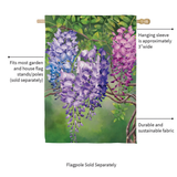 ‘Colorful Wisteria’ Decorative Flag