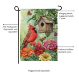 ‘Spring Cardinal Time’ Decorative Flag