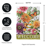 ‘Dahlia Botanica’ Decorative Flag