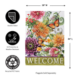 ‘Dahlia Botanica’ Decorative Flag