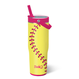 SWIG Leakproof To-Go 30oz Tumbler, ‘Softball’