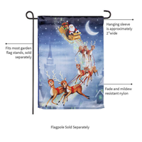 ‘Santa’s Sleigh’ Decorative Flag