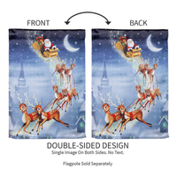 ‘Santa’s Sleigh’ Decorative Flag