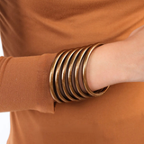 BuDha Girl, Saddle All Weather Bangle Set/6