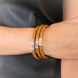 BuDha Girl, Three Kings AW Bangles Set/3 in Caramel