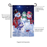 ‘Snowflake Family’ Decorative Flag