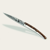 DEEJO 4 Steak Knives ‘Walnut / Hunting’