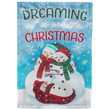 ‘Dreaming of a White Christmas’ Decorative Flag