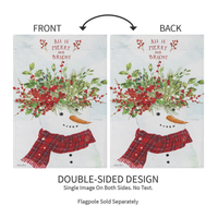 ‘All is Merry & Bright’ Decorative Flag