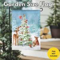 ‘Christmas Tree & Friends’ Decorative Flag