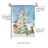‘Christmas Tree & Friends’ Decorative Flag