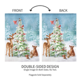 ‘Christmas Tree & Friends’ Decorative Flag