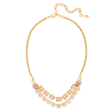 Sorrelli Zelie Tennis Necklace, Golden Goddess