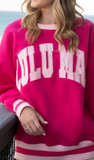 LULU MAC Sweatshirt ‘Hot Pink / Light Pink Stitch’