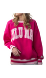 LULU MAC Sweatshirt ‘Hot Pink / Light Pink Stitch’