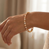 Sorrelli Elsie Tennis Bracelet in Golden Goddess