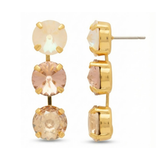 SORRELLI Mara Triple Dangle Earrings, Golden Goddess