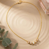 SORRELLI Shaughna Tennis Necklace, Golden Goddess