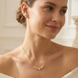SORRELLI Shaughna Tennis Necklace, Golden Goddess