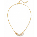 SORRELLI Shaughna Tennis Necklace, Golden Goddess