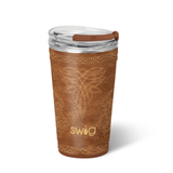 Swig “Saddle Stitch Cognac” 24oz Party Cup