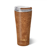 Swig "Saddle Stitch Cognac" 32oz Tumbler