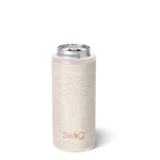 SWIG “Saddle Stitch Cream” 12oz Skinny Can Cooler