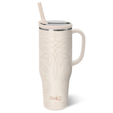 SWIG Leakproof Mega Mug 40oz “Saddle Stitch Cream”