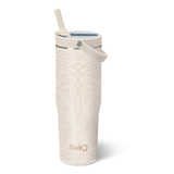 SWIG Leakproof To-Go 30oz Tumbler, ‘Saddle Stitch Cream’