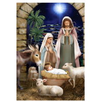 ‘Away in the Manger’ Decorative Flag