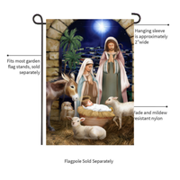 ‘Away in the Manger’ Decorative Flag