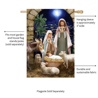 ‘Away in the Manger’ Decorative Flag