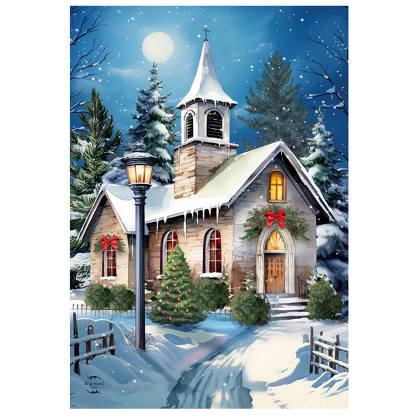 ’Holy Night’ Decorative Flag
