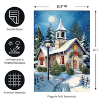 ’Holy Night’ Decorative Flag