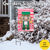 ‘Pink Nutcracker’ Decorative Flag