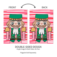 ‘Pink Nutcracker’ Decorative Flag