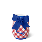 Swig “Patriotic Picnic” 12oz Stemless Wine Cup