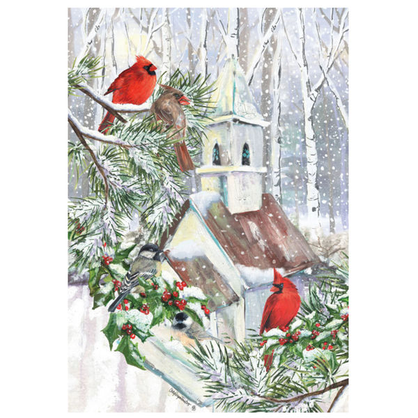 ‘Cardinal Church’ Decorative Flag