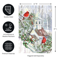 ‘Cardinal Church’ Decorative Flag