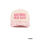 ‘Make America Pray Again’ 2-Toned Cotton Hat, Assorted Colors