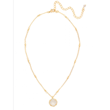 Sorrelli Cushion Cut Pendant Necklace in Icicle